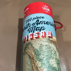 ❤️North America Map 250 Pieces Jigsaw Puzzle